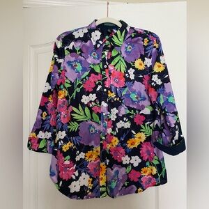 Lauren Ralph Lauren Blouse XL Floral